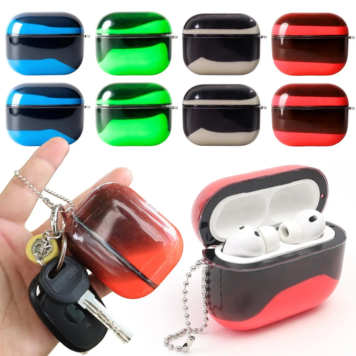 Glow Case for AirPods Pro 3 — Luminous Hard Shell