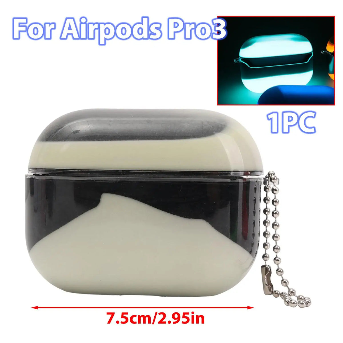 Glow Case for AirPods Pro 3 — Luminous Hard Shell